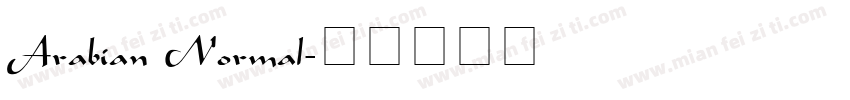 Arabian Normal字体转换